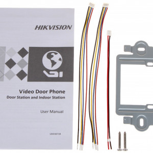 Monitor videointerfon analogic HikVision DS-KH2220-S ecran 7 inch TFT, rezolutie 800 x 480, butoane fizice, suporta cascadare 3 posturi, deblocare distanta, monitorizare camera externa, stocare imagini, sistem 4 fire - Img 4