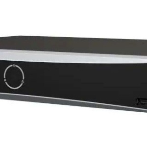 NVR 4 canale Hikvision DS-7604NXI-K1/4P AcuSense 4K, switch 4 porturi PoE incorporat, latime banda 40 Mbps, rezolutie pana la 12MP, H.265+, 1x slot HDD pana la 10TB, analiza video om/vehicul, HDMI 4K