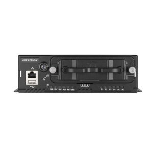 NVR auto / mobil HikVision AE‑MN5043 4‑ch PoE pentru camere IP, H.264/H.265, HDD/SSD 2×2,5", GPS, Wi-Fi/4G modul, protectie la pierdere date, pornire/oprire programabila, carcasa aluminiu fara ventilator - Img 2