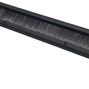 Organizator cabluri tip perie, rack 19 inch, DataLink, 1U, negru - Img 2
