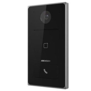 Post exterior videointerfon IP HikVision DS-KV6133-WME1/Flush camera 2MP Full HD, Wi-Fi, apel direct pe mobil Hik-Connect, cititor card integrat, protectie IP65, carcasa aliaj aluminiu, montaj ingropat, alimentare PoE - Img 2