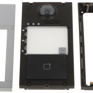 Post exterior videointerfon IP HikVision DS-KV8113-WME1(B) carcasa metalica antivandal IK08, camera 2MP Full HD, Wi-Fi, cititor carduri Mifare, protectie IP65, alimentare PoE/12V, configurare web, design modern - Img 5