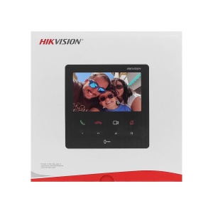 Post interior videointerfon IP Hikvision DS-KH6110-WE1, ecran tactil color 4.3 inch, Wi-Fi integrat, alimentare PoE, control prin aplicatia Hik-Connect, vizualizare live camere si post exterior, 4 butoane tactile configurabile, microfon si difuzor - Img 5