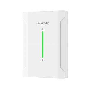 Releu Expander de iesire Hikvision DS-PM501R4, wired, 4 iesiri releu SPDT 16A, bus extender RS‑485, alimentare 12VDC, tamper frontal si spate, montaj perete interior, compatibil AX Hybrid Pro - Img 2