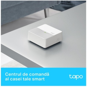 Smart hub wireless TP-Link Tapo H200, suport pana la 64 senzori + 4 camere/sonerii, alarma cu difuzor 90dB si 19 tonuri, stocare microSD 512GB, protocol Low-Power, control vocal Google Assistant si Amazon Alexa - Img 2