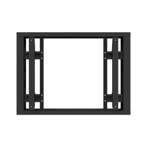 Suport modular montaj pentru afisaje Hikvision DS-DN55F3M/F, otel rece SPCC, structura solida anti‑deformare, finisaj electrostatic, compatibil VESA 600×400, design simplu si elegant, negru