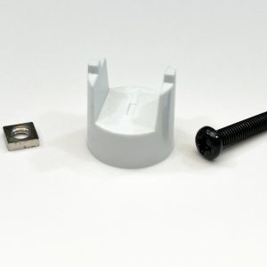 Suport montaj detector Hikvision DS-PDB-IN-Ceilingbracket, prindere pe tavan pentru senzori de interior, design anti-rasucire, permite cablare ascunsa, protectie back tamper, material rezistent, alb - Img 7