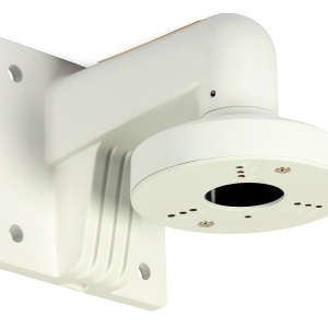 Suport perete camera supraveghere Hikvision DS-1272ZJ-110-TRS, material aliaj de aluminiu si otel, montaj robust la exterior sau interior, rezistenta la coroziune, design durabil, accesorii fixare - Img 6