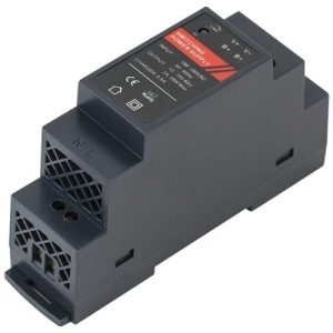 Sursa de alimentare 12V 2A neintreruptibila YLI DR12024-01B, montare pe sina DIN, putere 28W, eficienta 88%, protectie scurtcircuit si suprasarcina, incarcare acumulator 500mA, indicator LED, carcasa ABS, tip comutatie