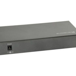 Switch Gigabit PoE Level1 GEP-0823 Unmanaged, 8 porturi PoE+ 802.3at/af, buget total putere 120W, capacitate switching non-blocking, Flow Control IEEE 802.3x, protectie dispozitive non-PoE, fanless