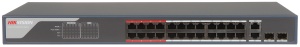 Switch PoE HikVision 24 porturi DS-3E0326P-E(C), Fast Ethernet, Long Range PoE pana la 300m, PoE Watchdog auto-restart camere, protectie descarcari electrice 6KV, izolare porturi, unmanaged - Img 2