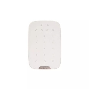 Tastatura control wireless Ajax KeyPad Jeweller, comunicare bidirectionala, raza semnal 1700m, protectie anti-sabotaj si criptare, coduri de acces personalizate, functie panica, culoare alb, design slim - Img 7