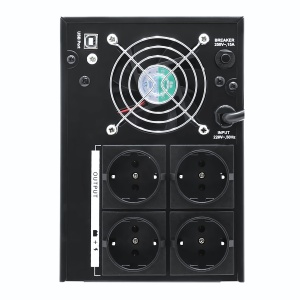 UPS de back-up HikVision DS-UPS3000/MA, AVR integrat, incarcare super rapida, gama larga tensiune intrare, protectie la suprasarcina, scurt-circuit si supratensiuni, port USB pentru control remote si afisaj LCD pentru informatii sistem - Img 2