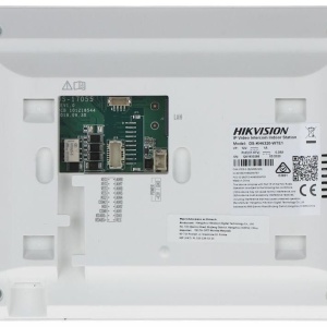Videointerfon de interior IP Hikvision DS-KH6320-LE1(White), ecran TFT color 7 inch, rezolutie 1024x600, Wi-Fi, alimentare PoE sau 12V, 8 intrari alarma, montaj aparent, suprimare zgomot si ecou - Img 2