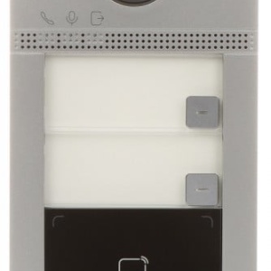 Videointerfon IP Hikvision DS‑KV8213‑WME1(C)/Flush 2MP cu IR, 2 butoane nametag pentru apelare usoara, cititor card integrat, alimentare PoE standard, carcasa metal aluminiu, IP65 & IK08, control mobil Hik‑Connect APP - Img 4