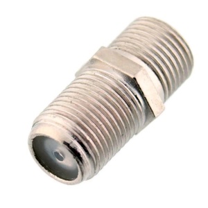 Adaptor F cu garnitura mama-mama MK078-MMI, conector coaxial pentru imbinare cablu, protectie impotriva umiditatii, corp metalic rezistent, ideal pentru prelungire cablu TV satelit sau internet, 1 bucata