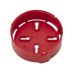 Baza pentru detectoare wireless Honeywell Morley-IAS, Honeywell B501RF-RR, culoare rosu, dimensiuni 107 x 32 mm, greutate 48 g, temperatura operare -30 C la +60 C, montaj sisteme antiincendiu