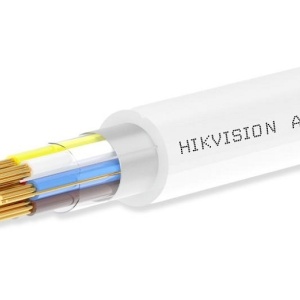 Cablu alarma LSZH ecranat 2+6 fire Hikvision DS-1AC2B6APL1 White 305m, cupru 99.95%, izolatie LSZH, manta LSZH, antiefractie, conform RoHS 2.0, CPR Eca, temperatura operare -20°C - 70°C