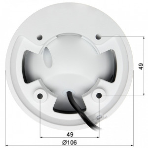 Camera Dahua HD-CVI Dome 4MP DH-HAC-HDW1400EM-A - Img 4