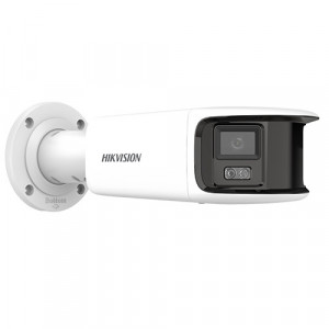Camera HikVision IP 4K Panoramic View 180 lumina alba 30 m cu microfon DS-2CD2T87G2P-LSU/SL - Img 2