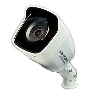 Camera supraveghere analogica HikVision HiWatch mini bullet 2MP HWT-B120-M(2.8mm), rezolutie Full HD 1080p, Smart IR 20m, 4 in 1 TVI/AHD/CVI/CVBS, protectie IP66, lentila fixa, senzor CMOS, carcasa metalica, design compact (RESIGILAT) - Img 2