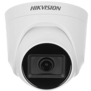 Camera supraveghere analogica HikVision turret 2MP DS-2CE76D0T-ITMFS(2.8mm), microfon incorporat, Audio over Coaxial, EXIR 2.0 IR 30m, 4 in 1 TVI/AHD/CVI/CVBS, protectie IP67, lentila fixa, tehnologie audio integrata - Img 4