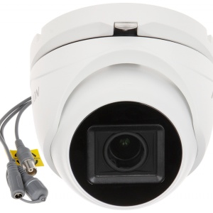 Camera supraveghere analogica HikVision turret 5MP DS‑2CE79H0T‑IT3ZF(2.7‑13.5mm) varifocal motor, rezolutie 2560×1944, IR pana la 40 m, semnale TVI/AHD/CVI/CVBS, rezistenta IP67