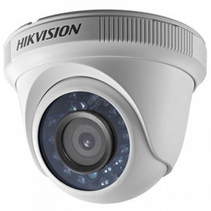 Camera supraveghere analogica Turbo HD HikVision turret 720p DS-2CE56C0T-IRPF(2.8mm), Smart IR 20m, 4‑in‑1 TVI/AHD/CVI/CVBS, IR night vision, rezolutie 1280×720, IP66