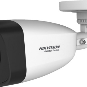Camera supraveghere IP HikVision Bullet 2MP HWI-B120HA(2.8mm), detectie om/vehicul MD 2.0, H.265+, IR 30m, Digital WDR, protectie IP67, microfon integrat, alimentare PoE, carcasa metalica, Full HD 1080p