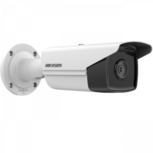 Camera supraveghere IP Hikvision bullet 6MP DS‑2CD2T63G2‑LIS2U/SL(2.8mm), AcuSense detectie persoane/vehicule, Smart Hybrid Light, audio bidirectional dual-microfon, WDR 120 dB, H.265+, alarma strobe, microSD 512 GB