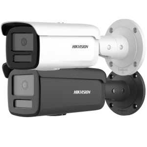 Camera supraveghere IP Hikvision bullet 6MP DS‑2CD2T66G2H‑2I(2.8mm) cu Darkfighter pentru performanta excelenta la lumina scazuta, WDR 120 dB, H.265+, detectie inteligenta persoane si vehicule, rezistenta la apa si praf IP67