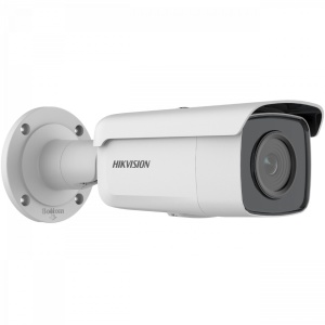 Camera supraveghere IP HikVision bullet 6MP DS-2CD2T66G2-2I(4mm)(C) tehnologie DarkFighter pentru lumina scazuta, AcuSense filtrare om/vehicul, EXIR 2.0 IR 60m, WDR 120dB, H.265+, protectie IP67, slot card, alimentare PoE - Img 2