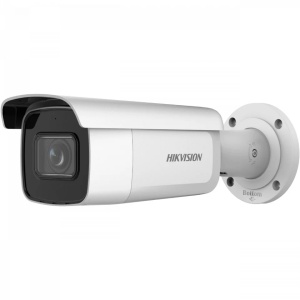 Camera supraveghere IP HikVision Bullet 8MP DS-2CD2683G2-IZS(2.8-12mm), AcuSense, 4K Ultra HD, lentila motorizata, IR 60m, WDR 120dB, slot card SD 256GB, interfata Audio/Alarma, protectie IP67 si IK10, H.265+