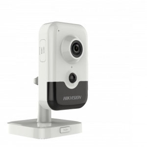 Camera supraveghere IP HikVision cube 2 MP DS-2CD2421G0-I(2.8mm)(C) PIR cu detectie corp uman, H.265+, doua cai audio, rezolutie 2MP, lentila 2.8mm, microSD, ONVIF, Wi-Fi, ideal interior/exterior