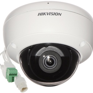 Camera supraveghere IP HikVision Dome 4MP DS-2CD2146G2-ISU(2.8mm)(C), AcuSense, DarkFighter, microfon incorporat, WDR 120dB, interfata Alarma/Audio, protectie IK10 si IP67, H.265+, clasificare om/vehicul - Img 3