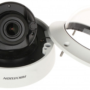 Camera supraveghere IP HikVision dome 4MP DS-2CD2746G1-IZS(2.8-12mm) AcuSense, DarkFighter, lentila varifocala motorizata, WDR 120dB, H.265+, clasificare om/vehicul, protectie IP67 si IK10, interfata audio si alarma, metalica - Img 2