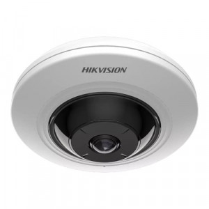 Camera supraveghere IP HikVision Fisheye 5MP DS-2CD2955G0-ISU(1.05mm) vedere panoramica 180°, WDR 120dB, H.265+, intrare/iesire audio si alarma, microfon incorporat, slot card MicroSD, analiza video inteligenta - Img 2