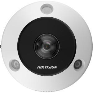 Camera supraveghere IP HikVision Fisheye 6MP DS-2CD6365G1-IVS(1.16mm), DeepinView, vedere panoramica 360°, Heatmap, audio bidirectional (microfon si difuzor), IR 15m, Multi-dewarping, protectie IP67 si IK10, analiza video, slot card, PoE - Img 2