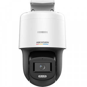 Camera supraveghere IP Hikvision PT 2MP DS-2DE2C200SCG-E(F1)(2.8mm), tehnologie ColorVu, imagini color 24/7, rotire motorizata Pan/Tilt, audio bidirectional (microfon si difuzor), slot card 256GB, protectie exterior IP66 - Img 2