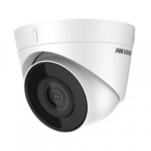 Camera supraveghere IP HikVision Turret 2MP DS-2CD1323G0-IUF(2.8mm)(C), microfon incorporat, EXIR 2.0, IR 30m, compresie H.265+, slot card SD 256GB, protectie IP67, tehnologie DWDR, lentila 2.8mm, securitate audio