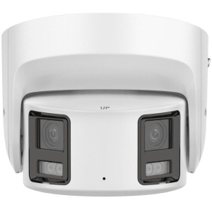 Camera supraveghere IP Turret/Eyebrow Hikvision AcuSense DS-2CD2387G2P-LSU/SL 8 Megapixeli Panoramica ColorVu, iluminator cu lumina alba pana la 30 metri, slot card microSD pana la 256GB
