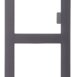 Carcasa interfon montaj aparent HikVision DS-KD-ACW2/S, rama modulara pentru 2 module, material otel inoxidabil rezistent, include 2 panouri frontale, capac buton si accesorii montaj, finisaj premium argintiu - Img 3