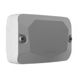Carcasa protectie Ajax Case A (106) 106x168x56mm pentru module Fibra, include placa tamper anti-sabotaj, nivela cu bula incorporata, montaj facil cu cleme plastic, compatibila LineSplit, LineProtect si MultiRelay, culoare alb - Img 2