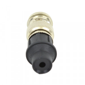 Conector BNC Hikvision CAP-KBM prin compresie, sistem CAP SYSTEM, banda de frecventa 0-2400 MHz cu pasaj DC, impedanta 75 ohm, material alama cu finisare nichel, pierderi minime 0.08 dB, certificari CE si RoHS, ideal pentru cablu coaxial - Img 3