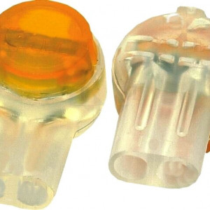 Conector Scotchlok SL-UY2 cu 2 pini pentru imbinare cabluri, compatibil cu fire de 0.4-0.9mm, tensiune de lucru maxima 100V, permite conexiuni rapide fara dezizolare, protectie impotriva coroziunii, ambalare tip K1 - Img 2