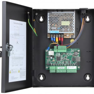 Controller acces HikVision DS-K2801 pentru 1 usa, capacitate 10.000 carduri si 50.000 evenimente, comunicare TCP/IP, interfata Wiegand pentru cititoare, intrari si iesiri de alarma, management securizat control acces - Img 5