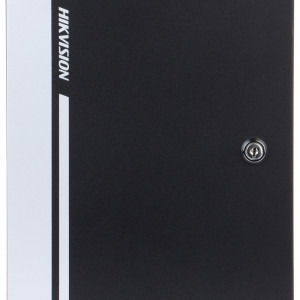 Controller acces HikVision DS-K2802 pentru 2 usi, capacitate 10.000 carduri si 50.000 evenimente, comunicare TCP/IP, interfata Wiegand pentru cititoare, intrari si iesiri de alarma, montaj profesional, serie Value