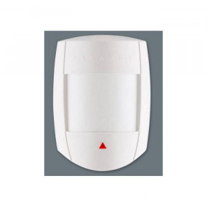 Detector de miscare digital Paradox DG65 Digigard, senzor Quad PIR (4 elemente), tehnologie Digital Shield, detectie 12m, unghi 110 grade, procesare Single/Dual Edge, grad securitate EN 50131 Grade 2