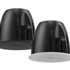 Difuzor de tavan Hikvision 10W DS‑QAZ0610G1‑S frameless ceiling speaker 10W, 1x tweeter + 1x woofer, 98dB SPL, 120Hz‑20kHz, suport live/schedule/emergency broadcast, two‑way audio, TTS, 8Ω impedance