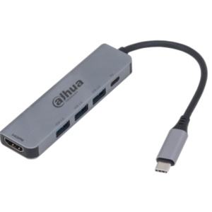 Docking Station USB-C Dahua TC35 5-in-1, USB 3.1 Type-C la 3×USB 3.0, HDMI 4K, PD 100W, plug & play, compatibil laptop/tableta/telefon, transfer date 10Gbps, DH-TC35 - Img 3
